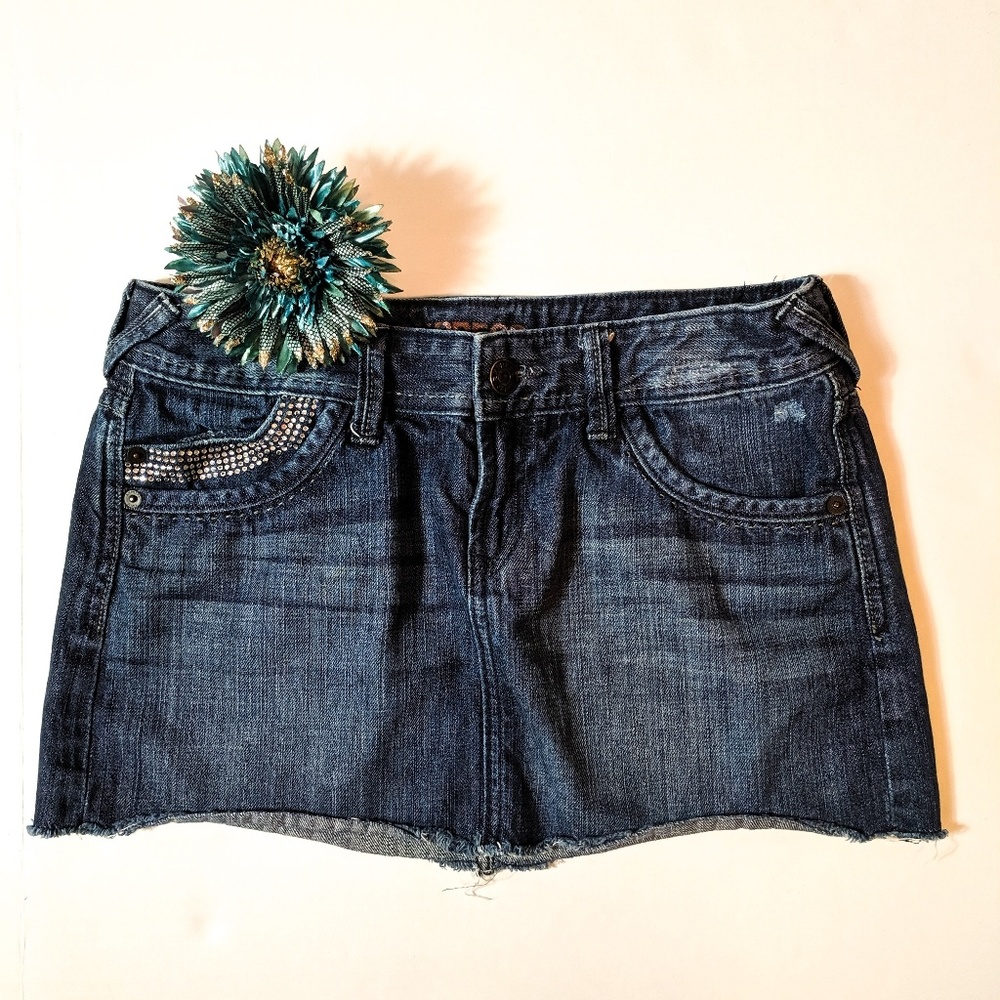 Express denim skirt